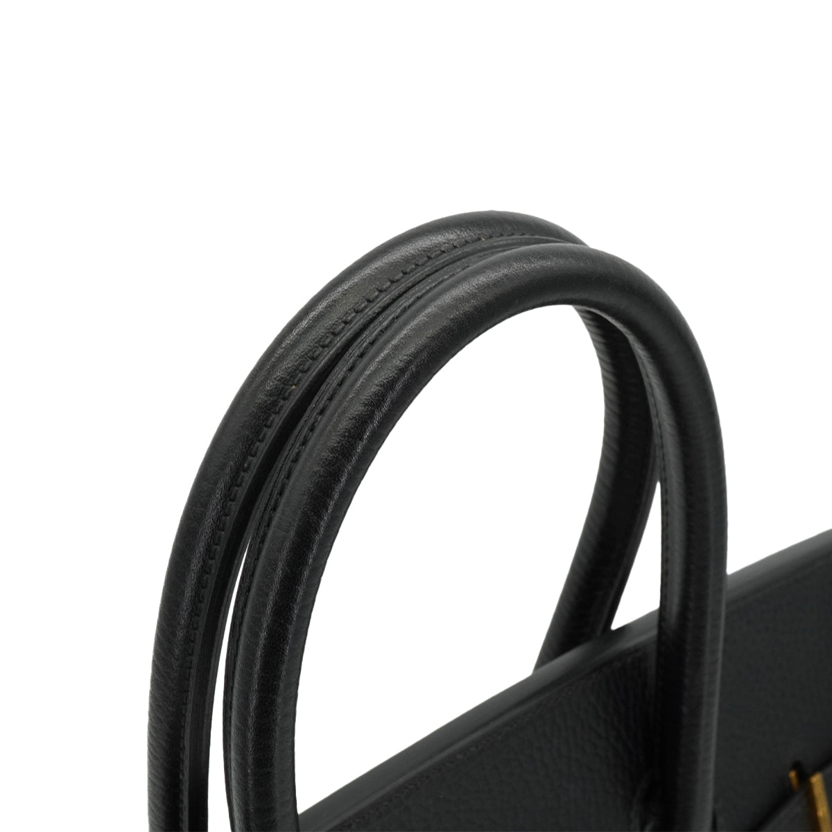 HERMES BIRKIN 35 BLACK ARDENNES HAND BAG 2000 SQUARE D GOLD HARDWARE 90334135