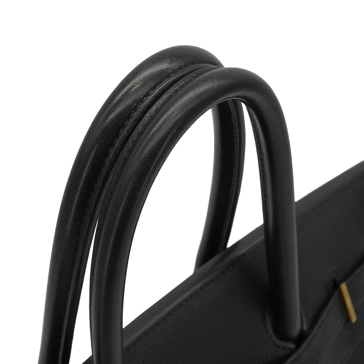 HERMES BIRKIN 35 BLACK TOGO HAND BAG 1998 SQUARE B GOLD HARDWARE 90339940