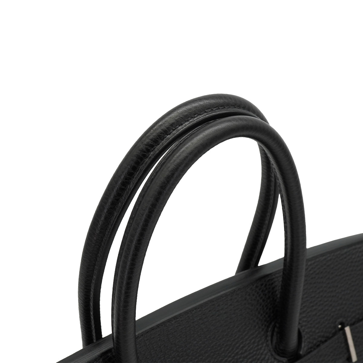 HERMES BIRKIN 35 BLACK TOGO HAND BAG 2004 SQUARE H PALLADIUM HARDWARE 90341158