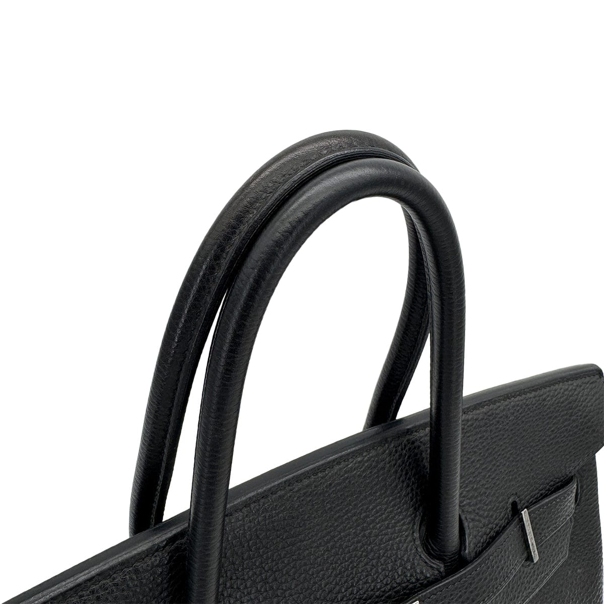HERMES BIRKIN 35 BLACK TOGO HAND BAG 2004 SQUARE H PALLADIUM HARDWARE 90318620