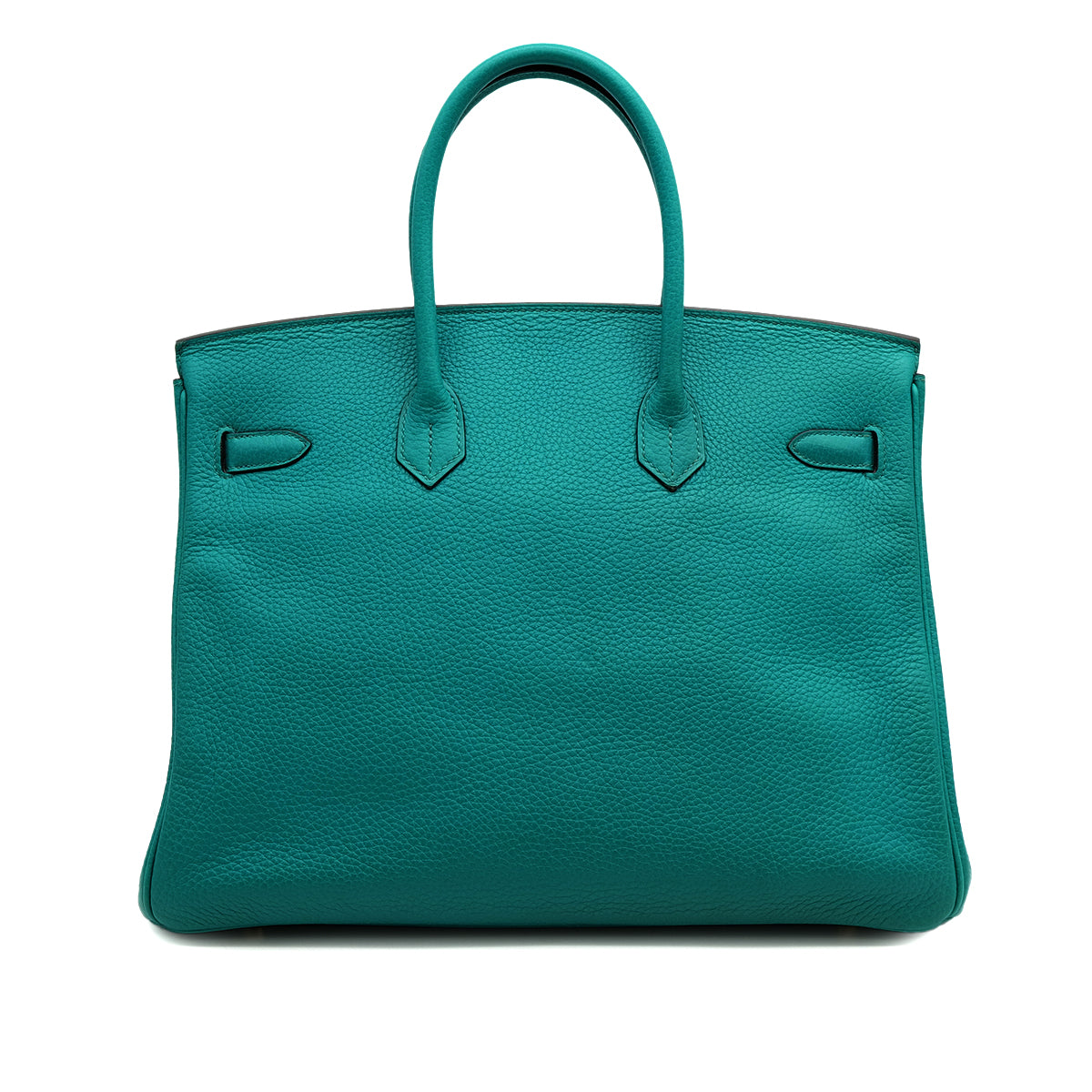 HERMES BIRKIN 35 BLEU PAON TAURILLON CLEMENCE HAND BAG 2017 A STAMP GOLD HARDWARE 90312499