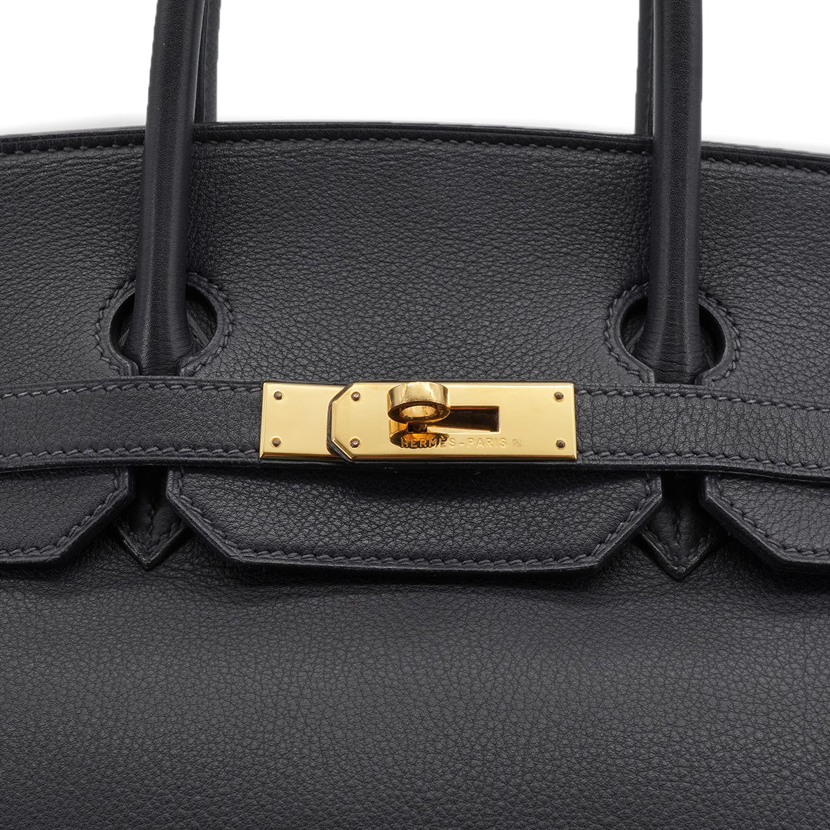 HERMES BIRKIN 35 BLUE INDIGO TOGO HAND BAG 2000 SQUARE D GOLD HARDWARE 90335290