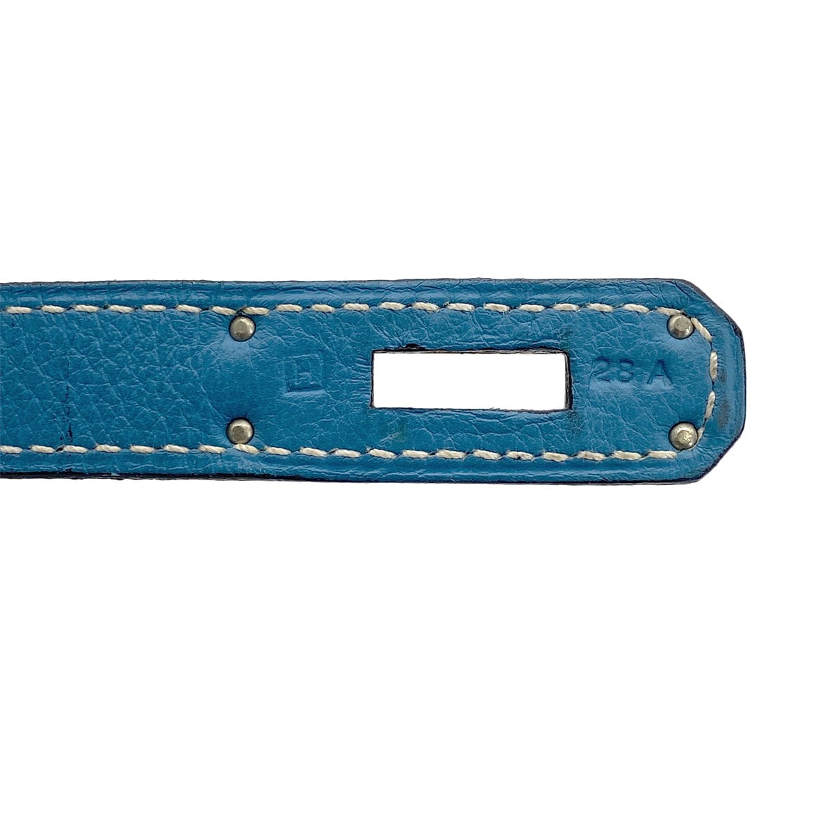 HERMES BIRKIN 35 BLUE JEAN TAURILLON CLEMENCE HAND BAG 2004 SQUARE H PALLADIUM HARDWARE 90318181