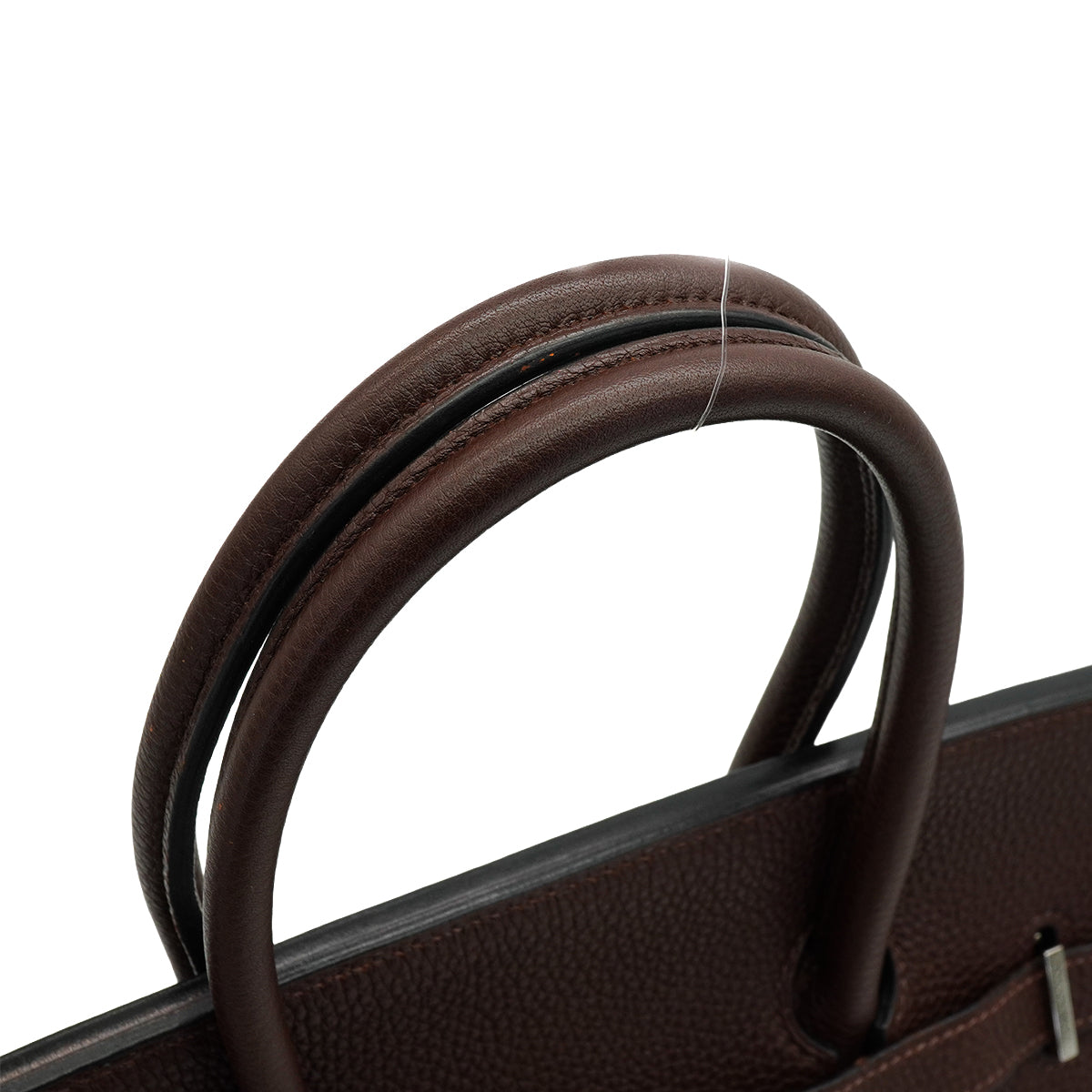 HERMES BIRKIN 35 CHOCOLAT TOGO HAND BAG 2005 SQUARE I PALLADIUM HARDWARE 90342563
