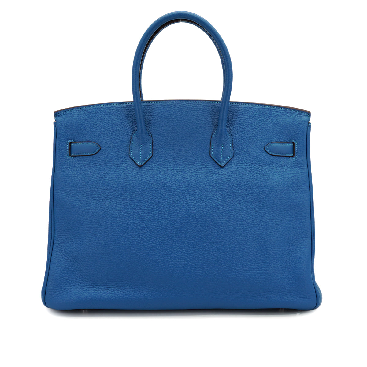 HERMES BIRKIN 35 MYKONOS TAURILLON CLEMENCE HAND BAG 2011 SQUARE O PALLADIUM HARDWARE 90331419