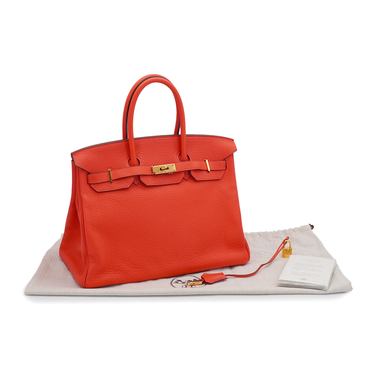 HERMES BIRKIN 35 ROSE JAIPUR TAURILLON CLEMENCE HAND BAG 2015 T STAMP GOLD HARDWARE 90335578