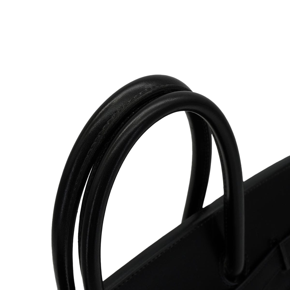 HERMES BIRKIN 35 SO BLACK BOX CALF HAND BAG 2011 SQUARE O BLACK HARDWARE 90346654