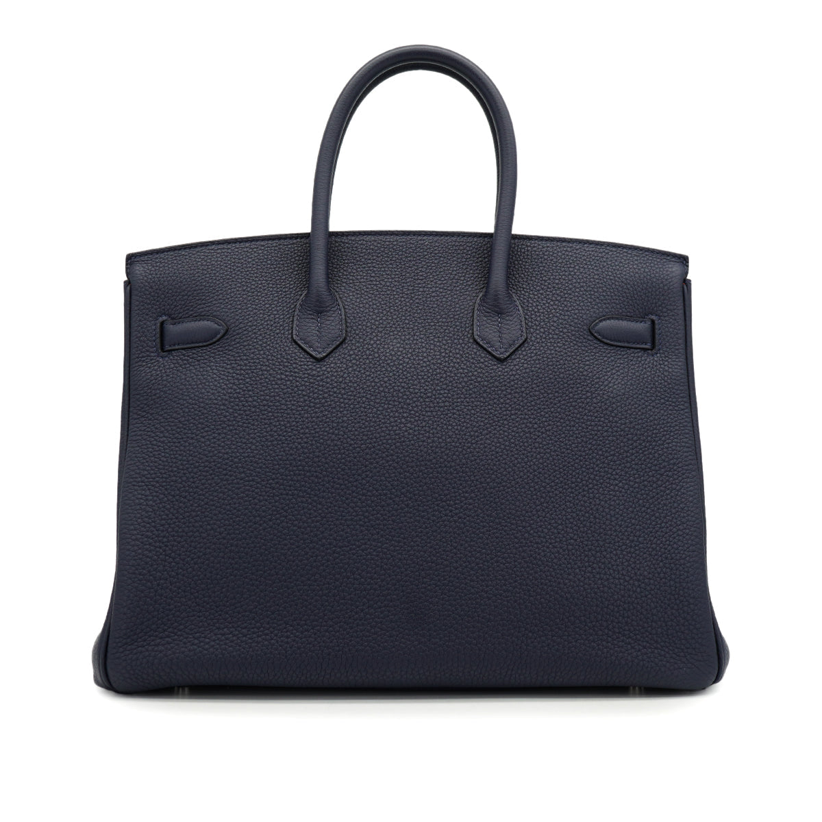 HERMES BIRKIN 35 VERSO BLUE NUIT ORANGE TOGO HAND BAG 2017 A STAMP PALLADIUM HARDWARE 90334134