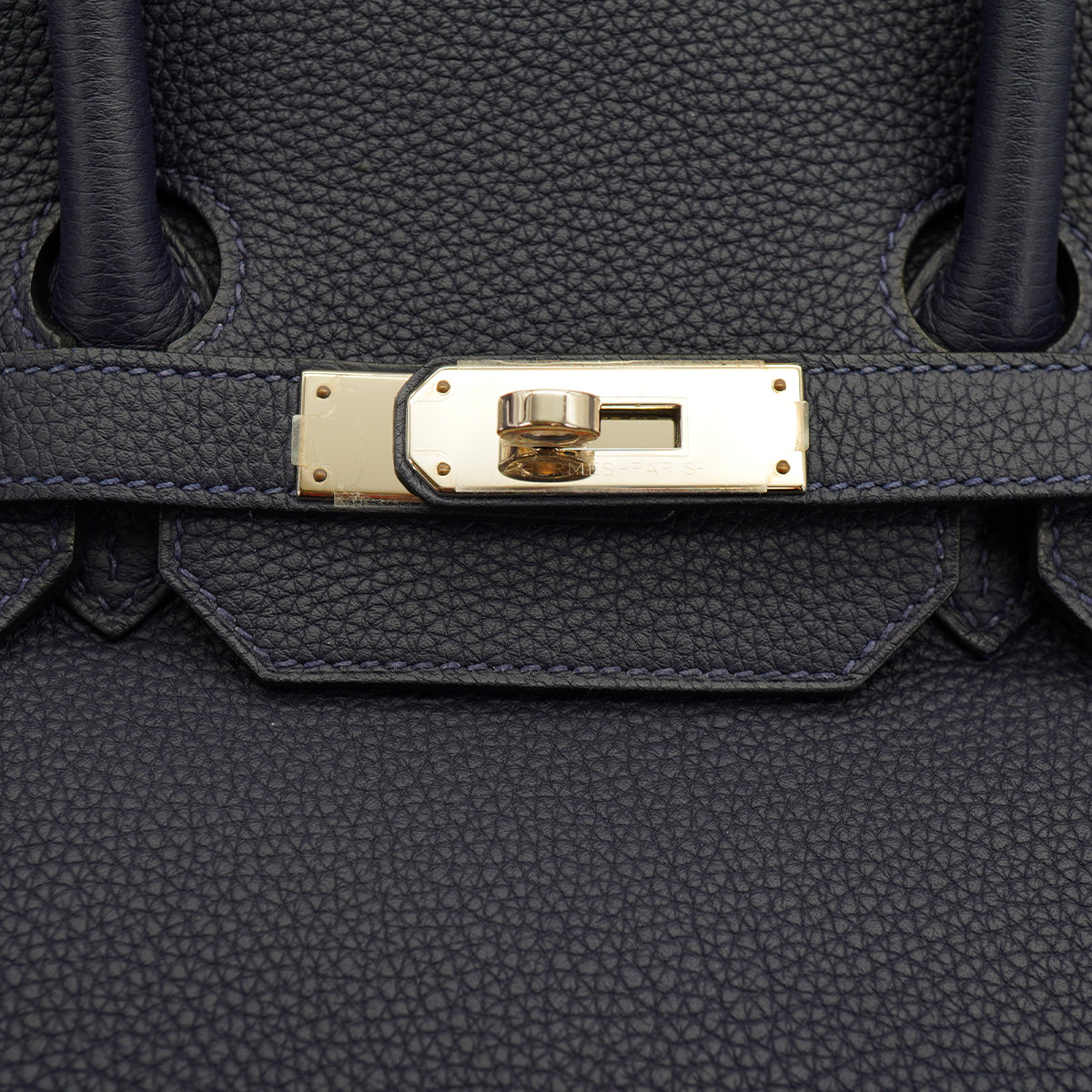 HERMES BIRKIN 35 VERSO BLUE NUIT ORANGE TOGO HAND BAG 2017 A STAMP PALLADIUM HARDWARE 90334134