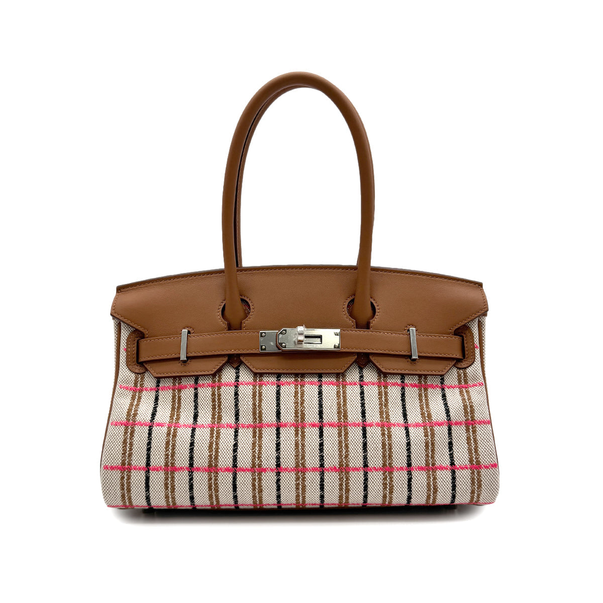 HERMES BIRKIN SHOULDER LIGHT 29 GOLD TOILE H VEAU SWIFT HAND BAG 2025 K STAMP PALLADIUM HARDWARE 90313848