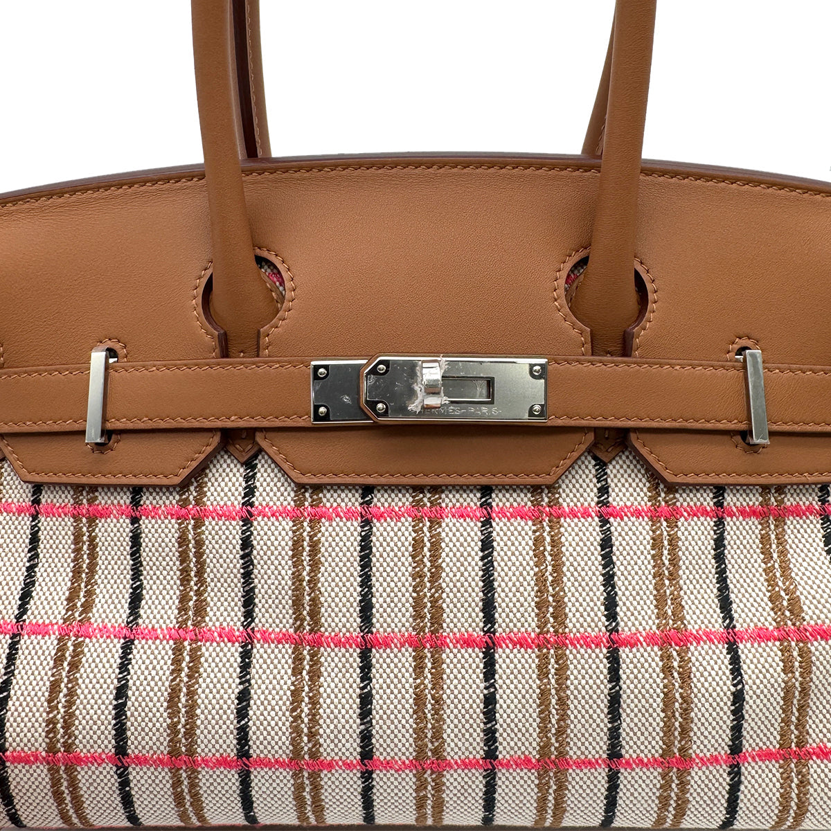 HERMES BIRKIN SHOULDER LIGHT 29 GOLD TOILE H VEAU SWIFT HAND BAG 2025 K STAMP PALLADIUM HARDWARE 90313848