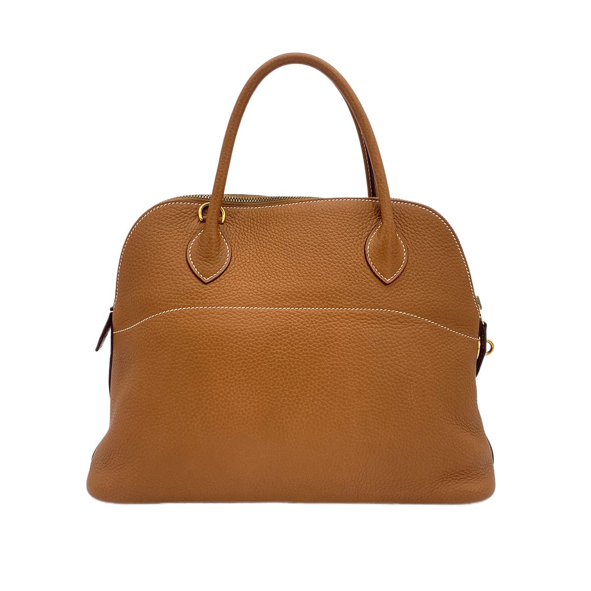 HERMES BOLIDE 31 GOLD TOGO HAND SHOULDER BAG 2006 SQUARE J GOLD HARDWARE 90319981