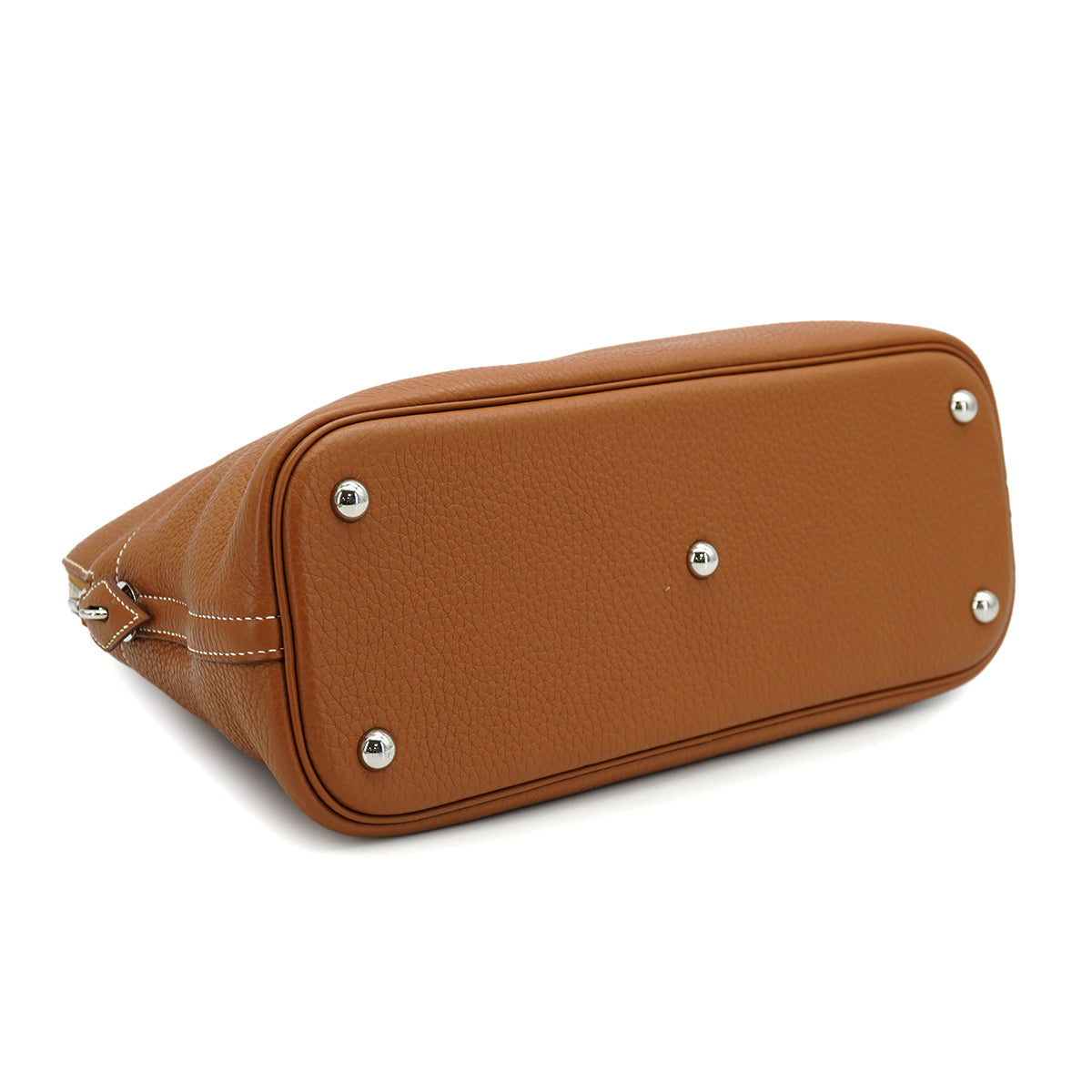 HERMES BOLIDE 35 GOLD TAURILLON CLEMENCE HAND SHOULDER BAG 2013 SQUARE Q PALLADIUM HARDWARE 90334128