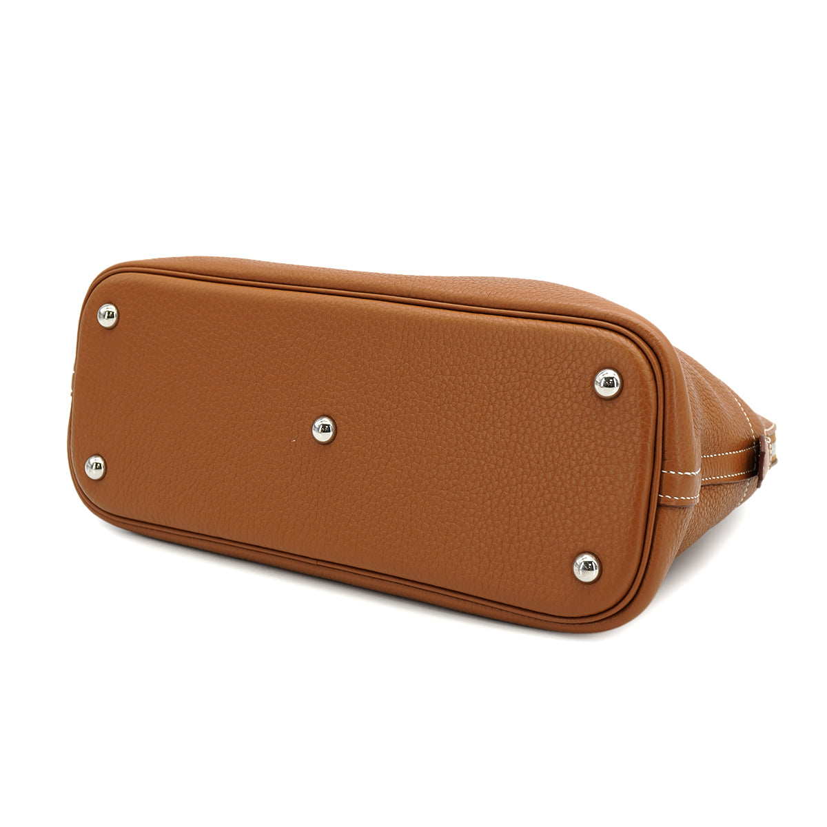 HERMES BOLIDE 35 GOLD TAURILLON CLEMENCE HAND SHOULDER BAG 2013 SQUARE Q PALLADIUM HARDWARE 90334128