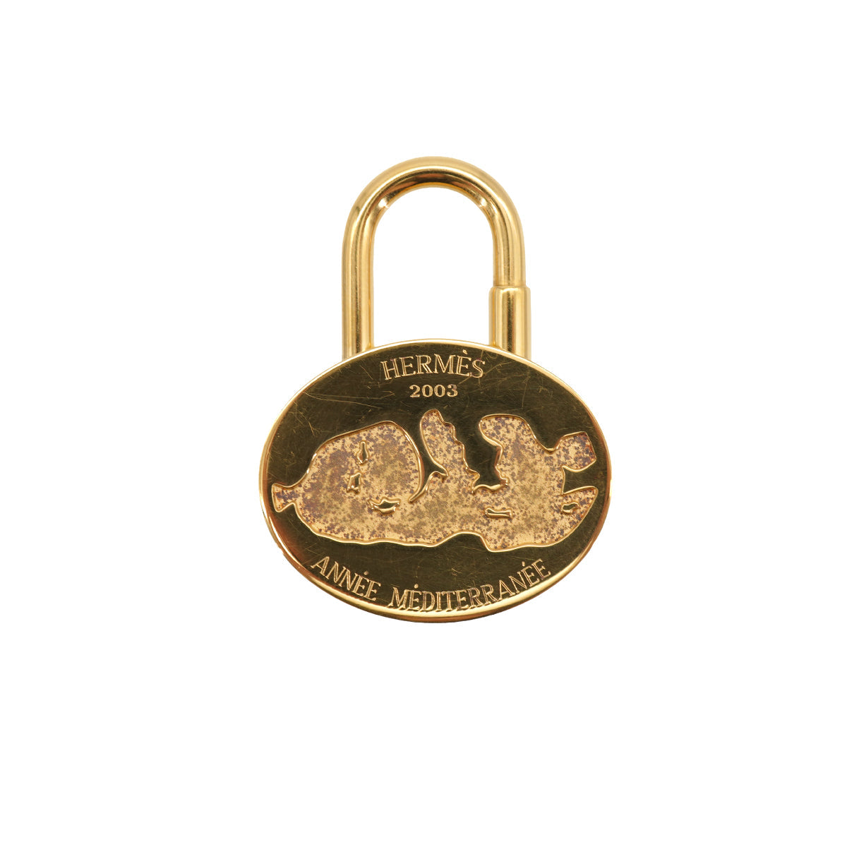 HERMES CADENA CHARM ANNEE MEDITERRANEE 2003 GOLD ACCESSORY 90335611