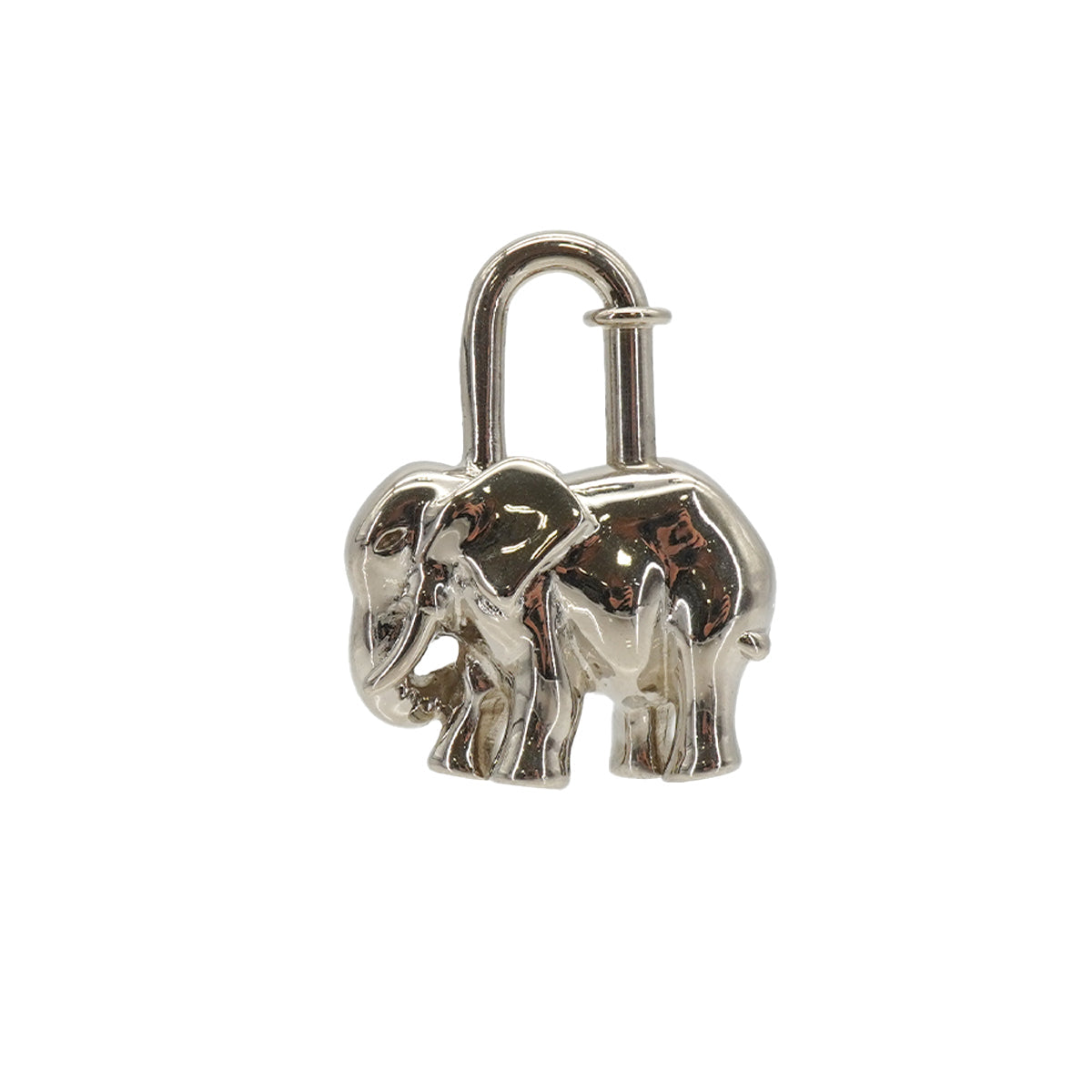 HERMES CADENA CHARM EXOTISME ELEPHANT 1988 SILVER ACCESSORY 90334874