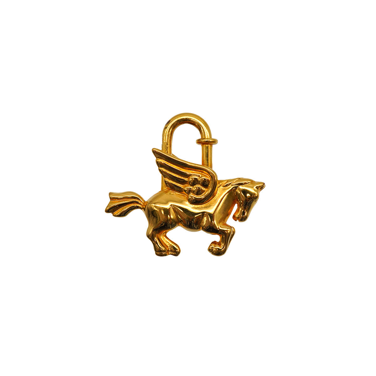 HERMES CADENA CHARM LE CHEVAL 1993 GOLD  ACCESSORY 90338889