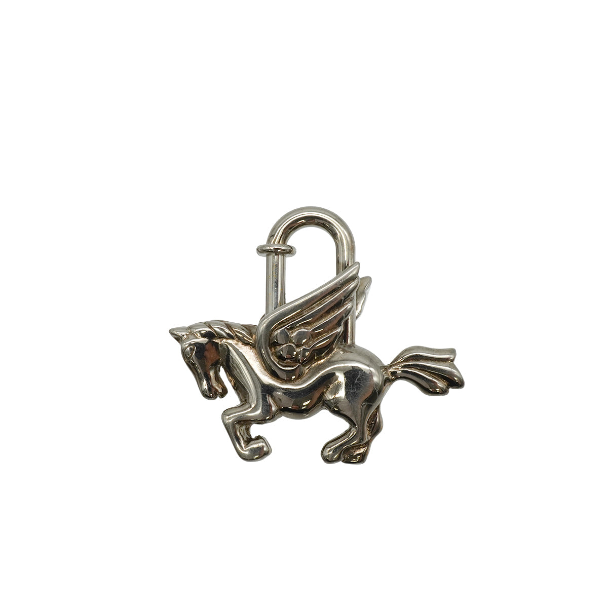 HERMES CADENA CHARM PEGASUS 1993 SILVER ACCESSORY 90346687