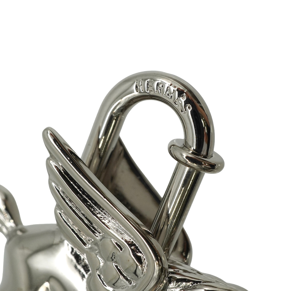HERMES CADENA CHARM PEGASUS 1993 SILVER ACCESSORY 90346688