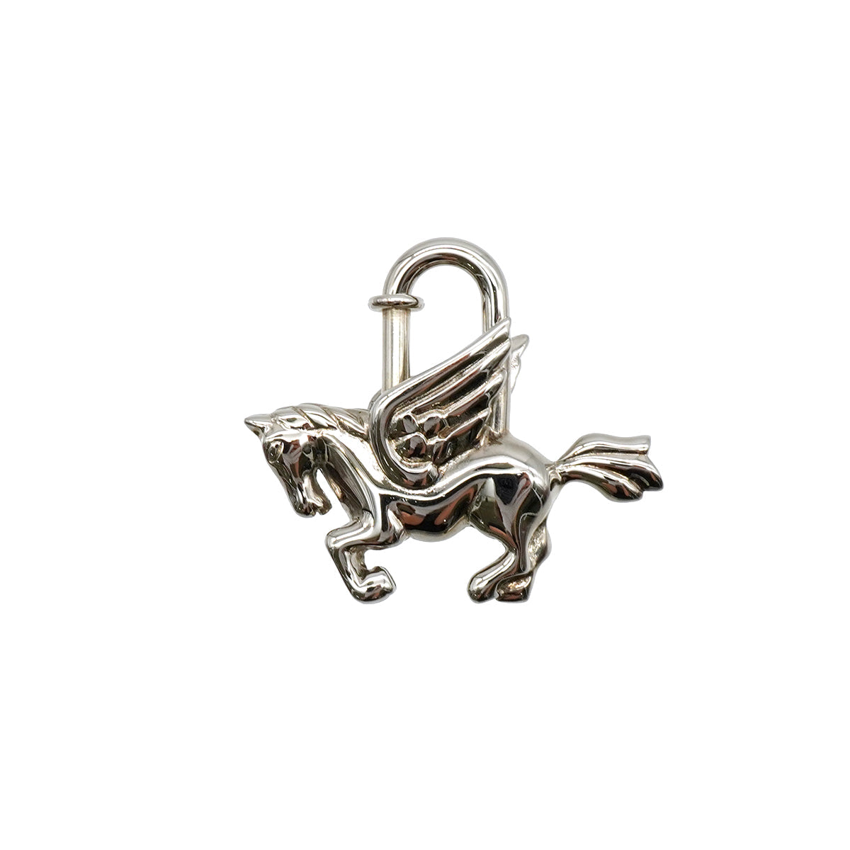 HERMES CADENA CHARM PEGASUS 1993 SILVER ACCESSORY 90341270