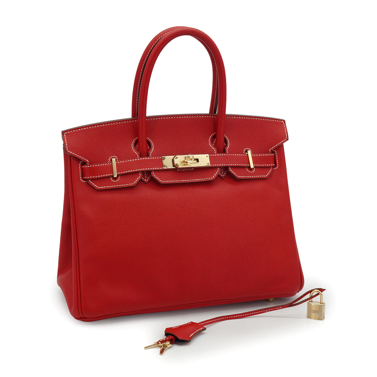 HERMES CANDY BIRKIN 30 ROUGE CASAQUE BLUE THALASSA VEAU EPSOM HAND BAG 2012 SQUARE P GOLD HARDWARE 90338296
