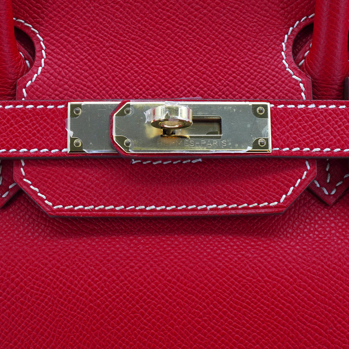 HERMES CANDY BIRKIN 30 ROUGE CASAQUE BLUE THALASSA VEAU EPSOM HAND BAG 2012 SQUARE P GOLD HARDWARE 90338296