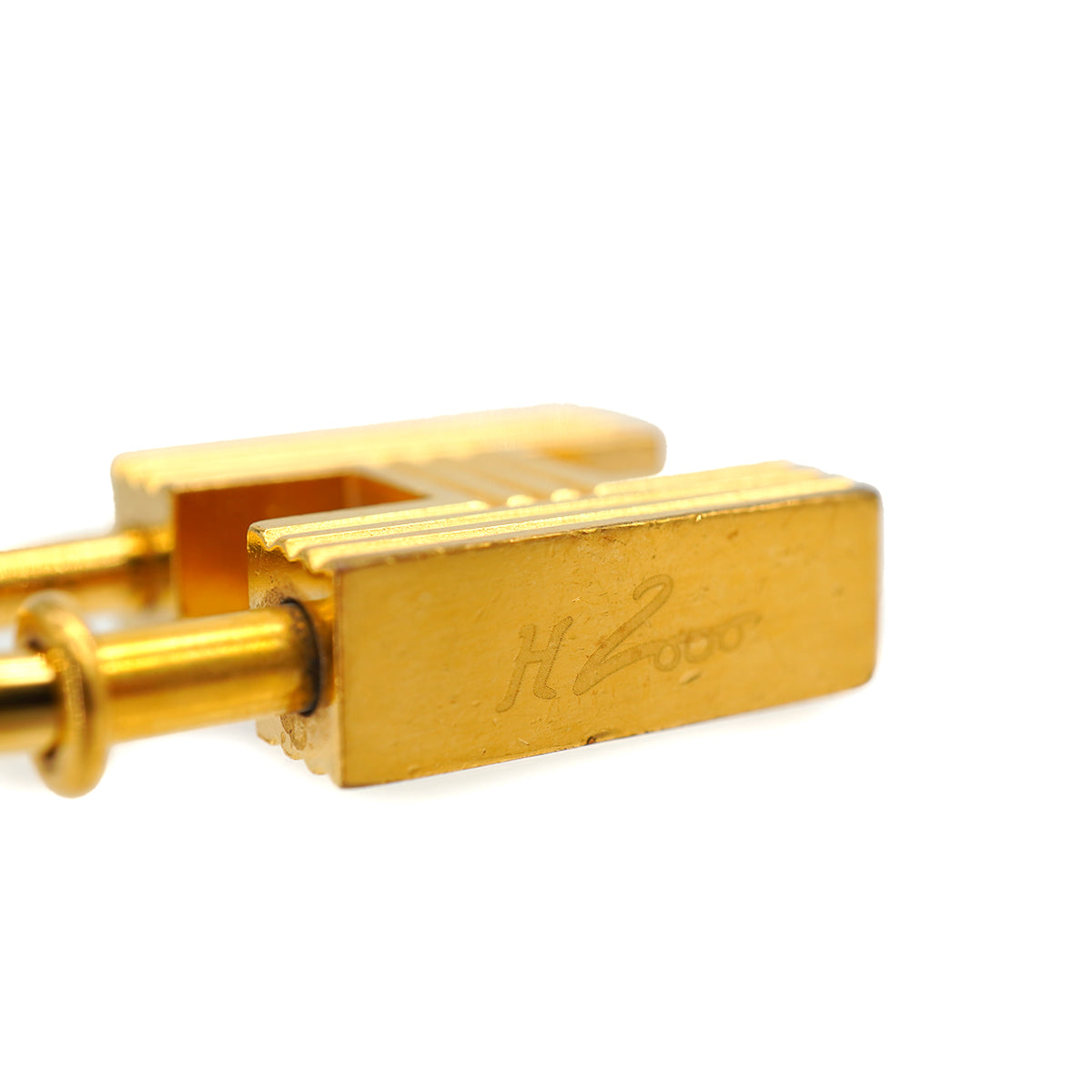 HERMES CHARM CADENA PREMIERS PAS DANS LE SIECLE 2000 CLASSIC H GOLD ACCESSORY 90328675