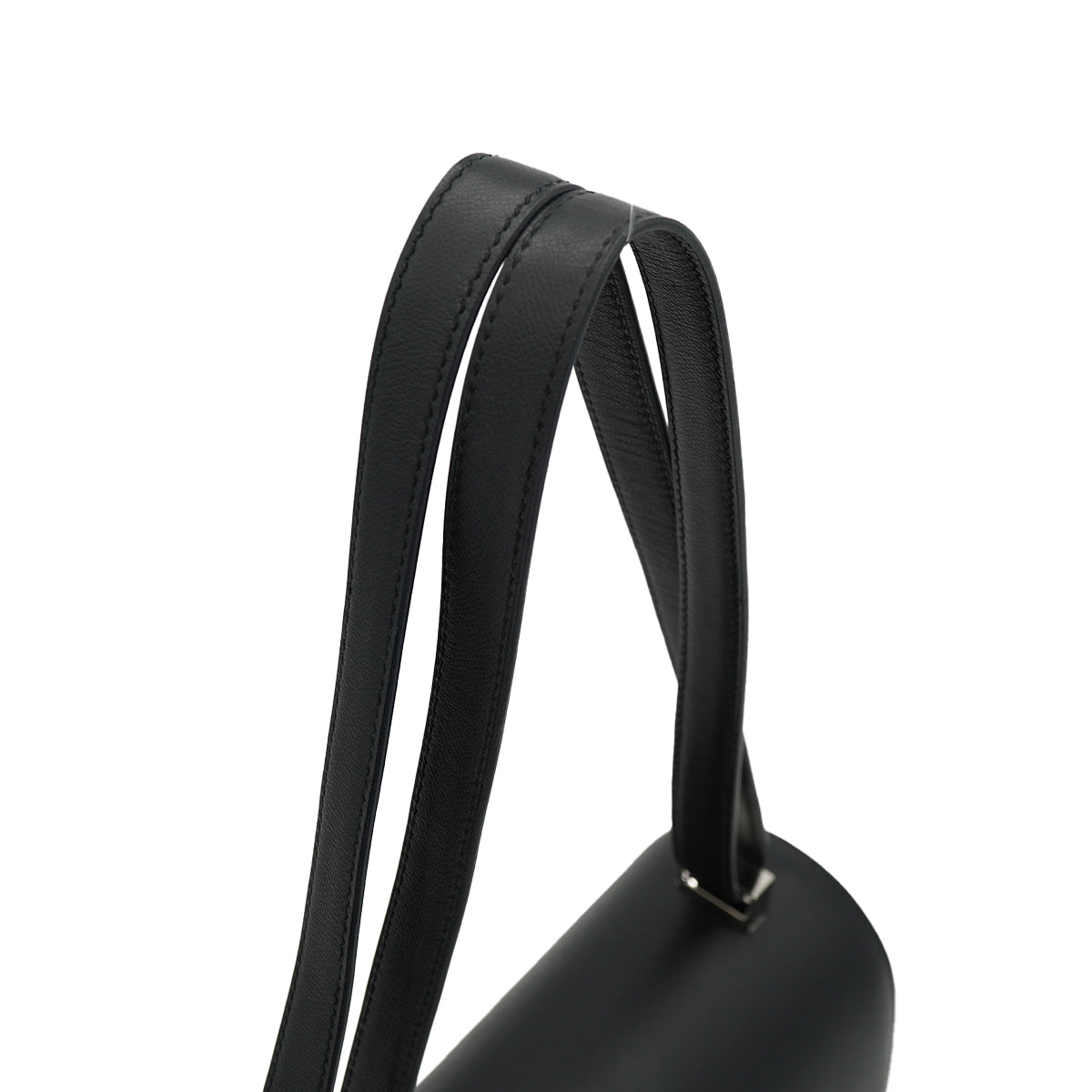HERMES CONSTANCE3 24 OPTIQUE BLACK VEAU MONSIEUR SHOULDER BAG 2019 D STAMP PALLADIUM HARDWARE 90326730