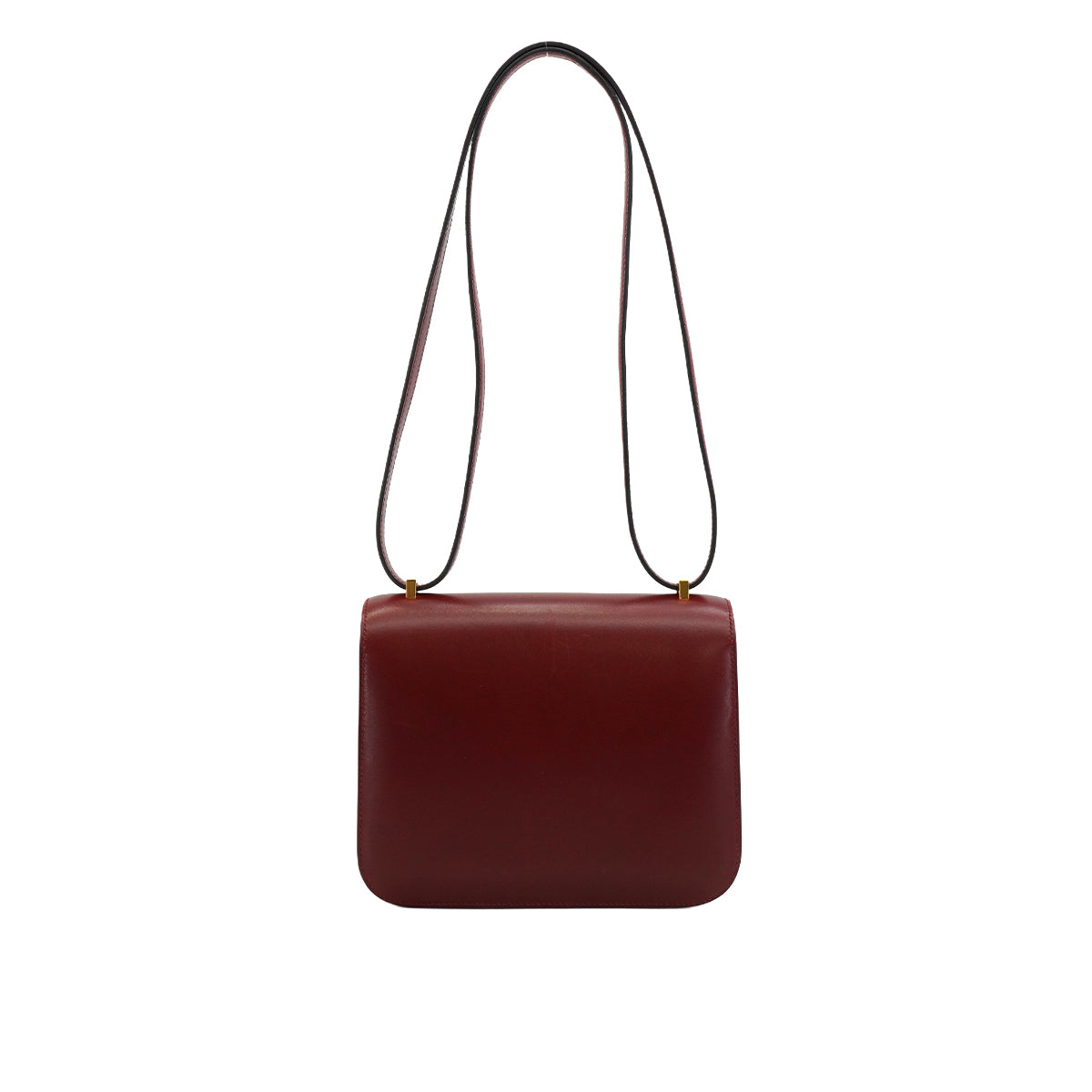 HERMES CONSTANCE 3 MINI 18 ROUGE H BOX CALF SHOULDER BAG 2018 C STAMP GOLD HARDWARE 90345998
