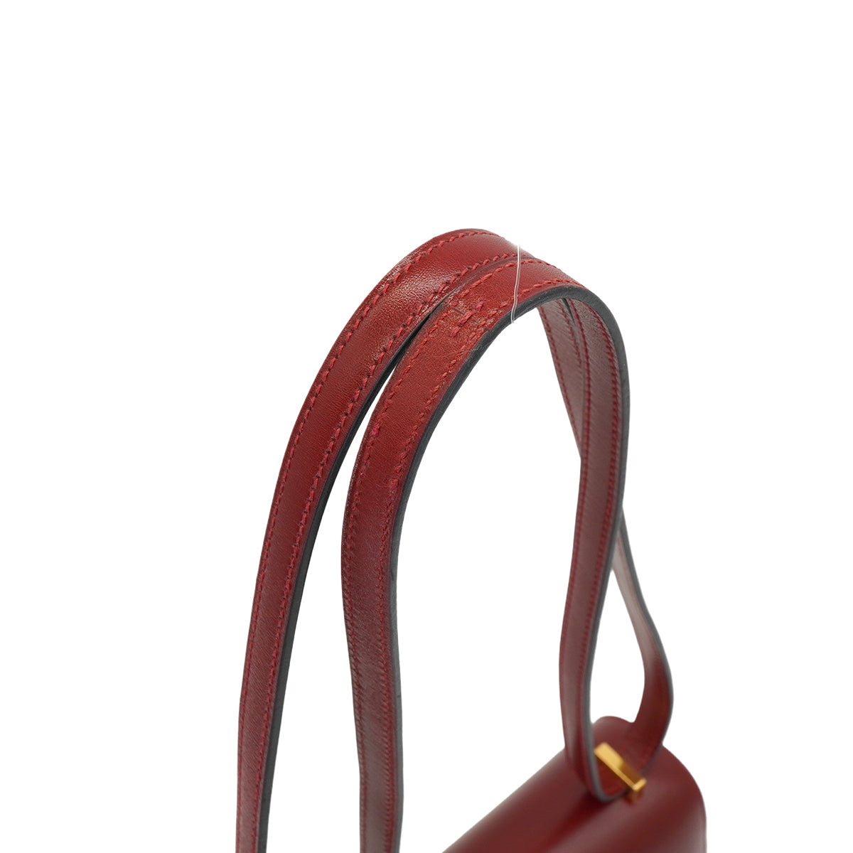 HERMES CONSTANCE 3 MINI 18 ROUGE H BOX CALF SHOULDER BAG 2018 C STAMP GOLD HARDWARE 90345998