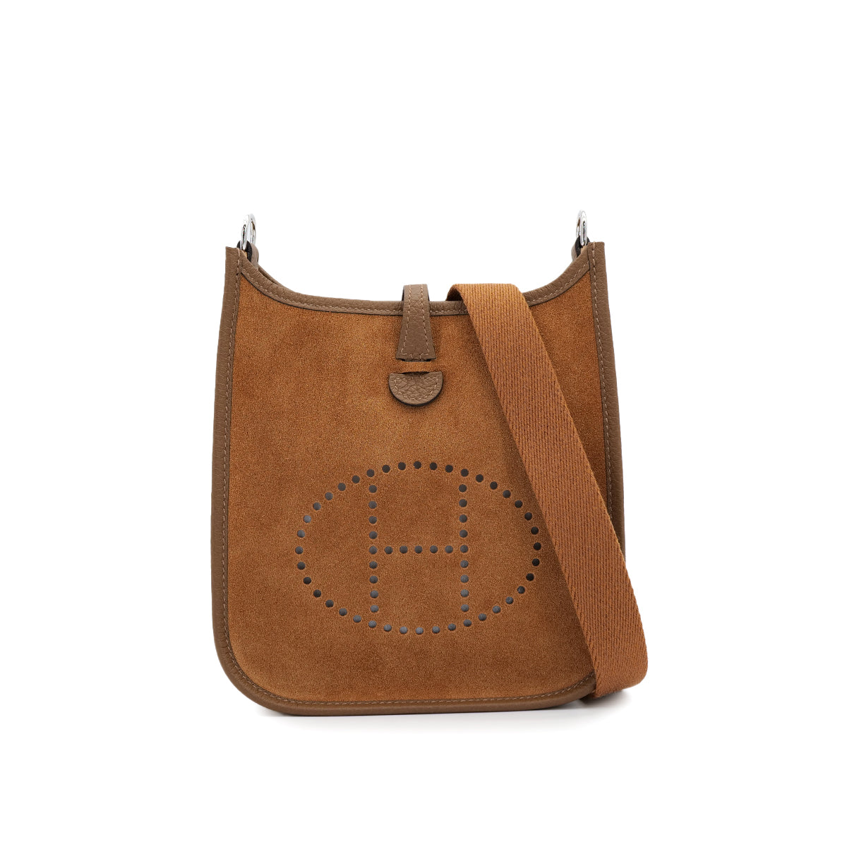 HERMES EVELYNE TPM AMAZON GOLD ALEZAN GRIZZLY SHOULDER BAG 2024 W STAMP 90313417