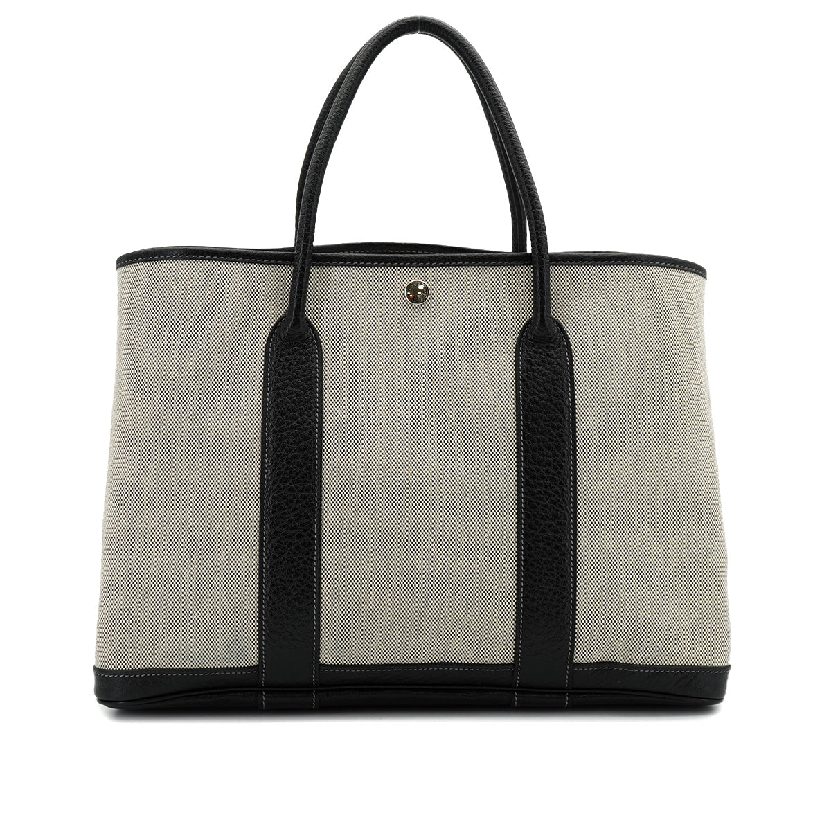 HERMES GARDEN PARTY 36 PM BLACK TOILE H TOTE BAG 2006 CHRISTMAS LIMITED EDITION 90326846