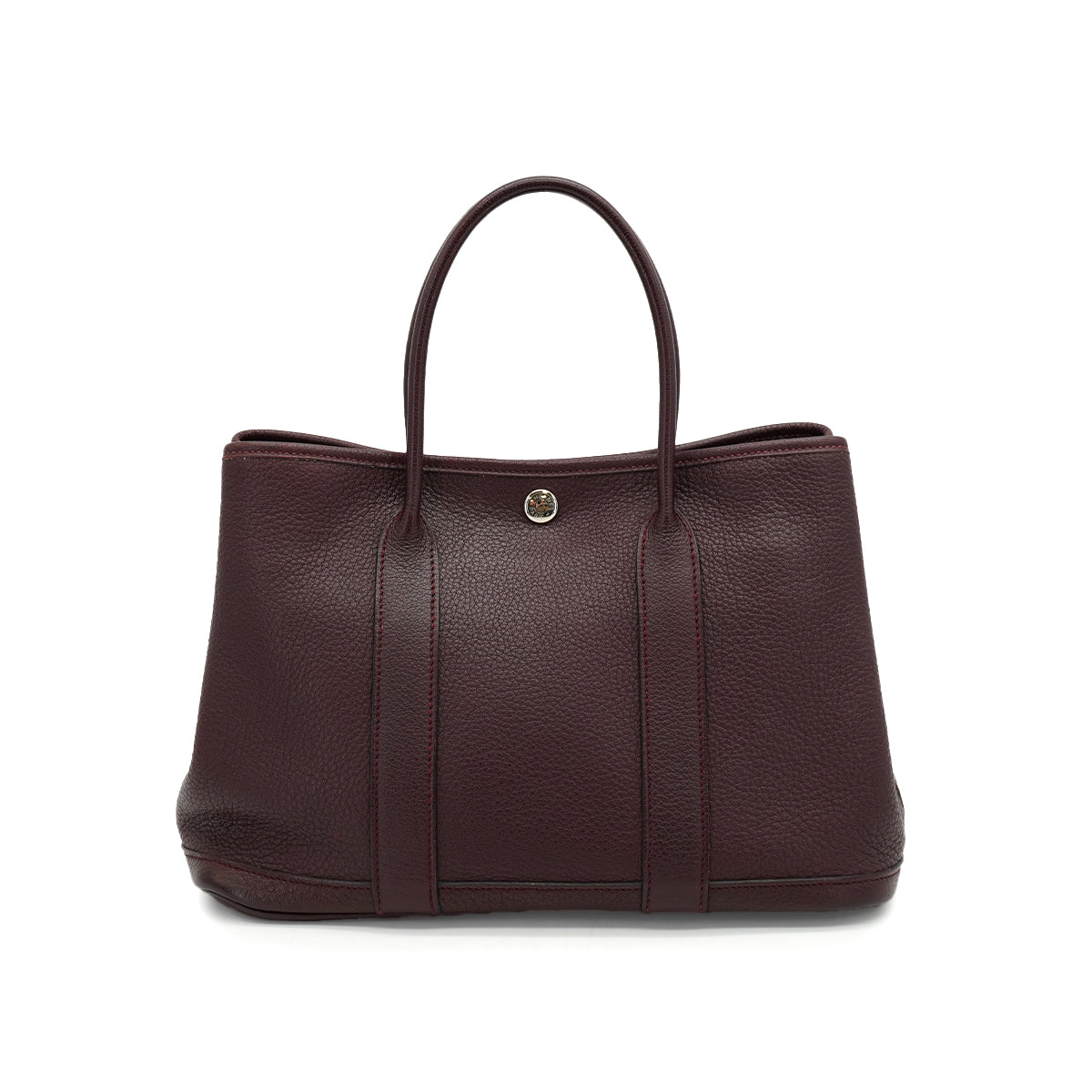 HERMES GARDEN PARTY TPM CHOCOLAT NEGONDA TOTE BAG 2008 SQUARE L 90340154