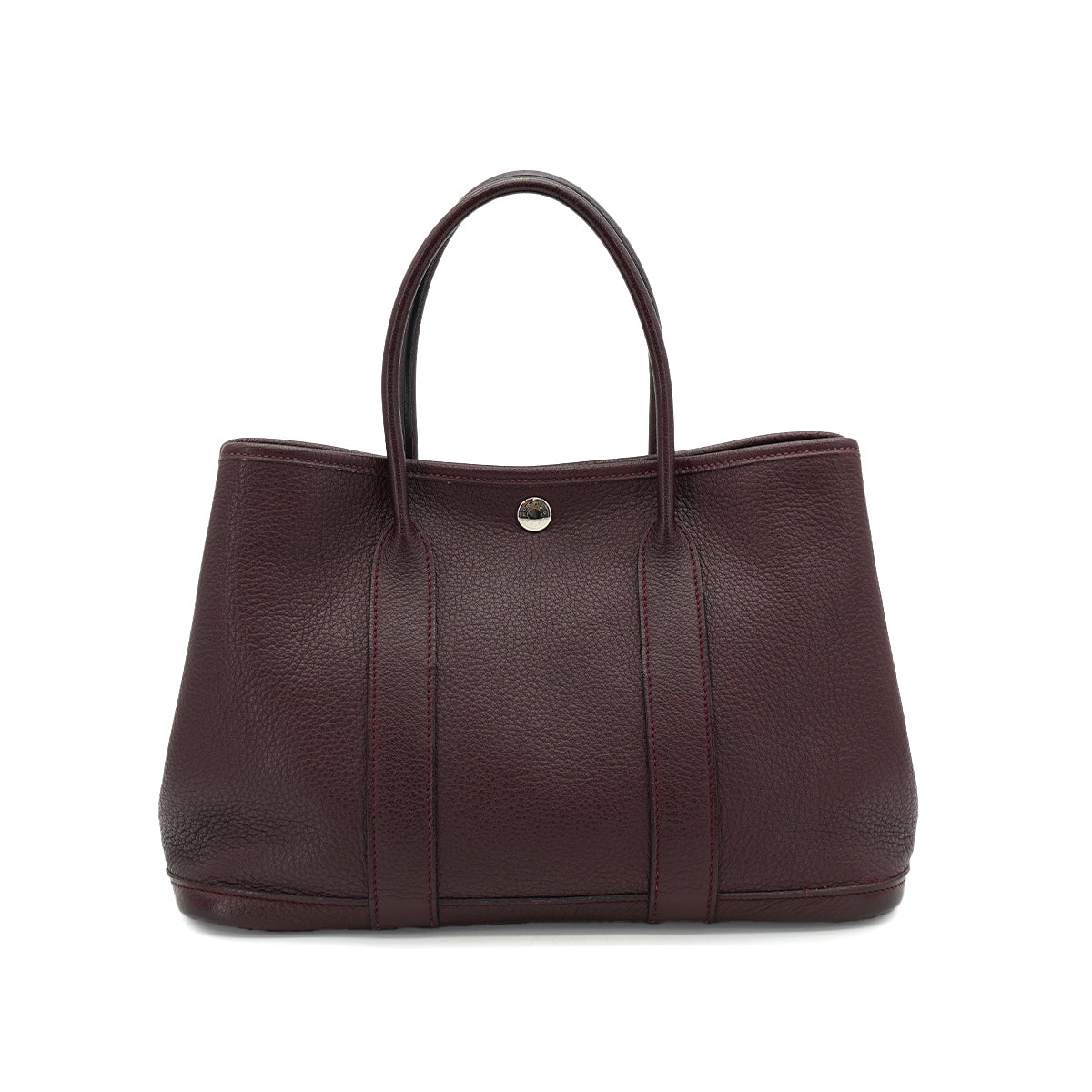 HERMES GARDEN PARTY TPM CHOCOLAT NEGONDA TOTE BAG 2008 SQUARE L 90340154