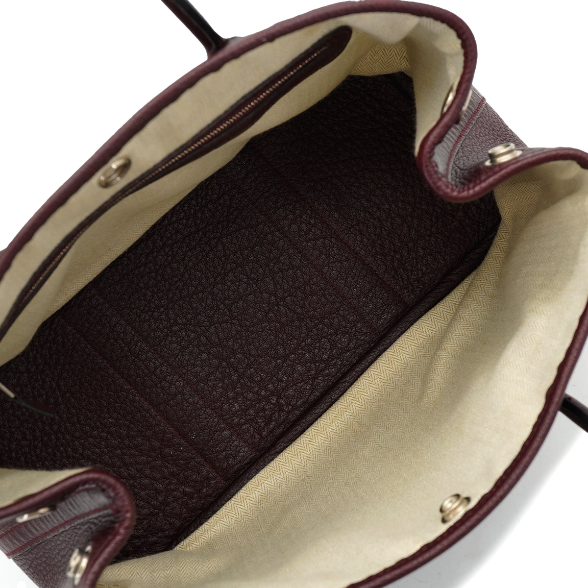 HERMES GARDEN PARTY TPM CHOCOLAT NEGONDA TOTE BAG 2008 SQUARE L 90340154