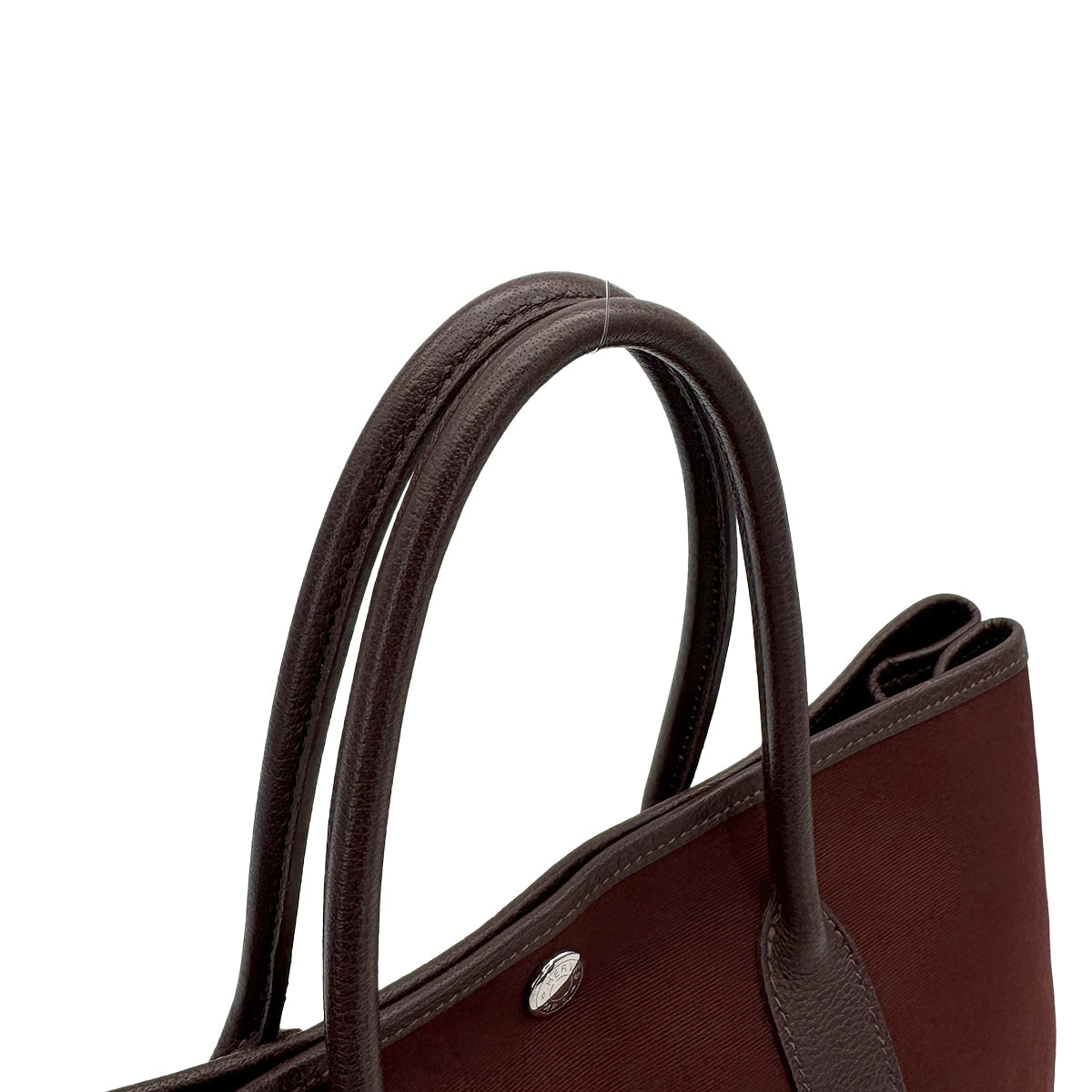 HERMES GARDEN PARTY TPM ROUGE H BLUE INDIGO TOILE OFFICIER BUFFLE SKIPPER HAND SHOULDER BAG 2005 SQUARE I 90313399