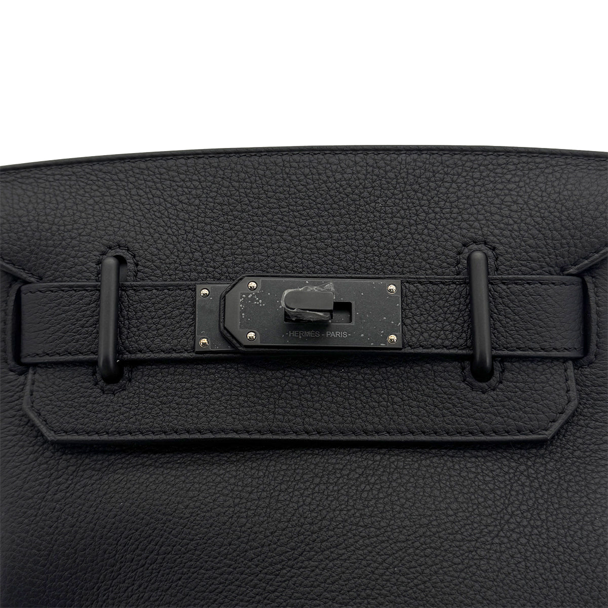 HERMES HAC A DOS PM SO BLACK TOGO SHOULDER BAG 2025 K STAMP BLACK HARDWARE 90317775
