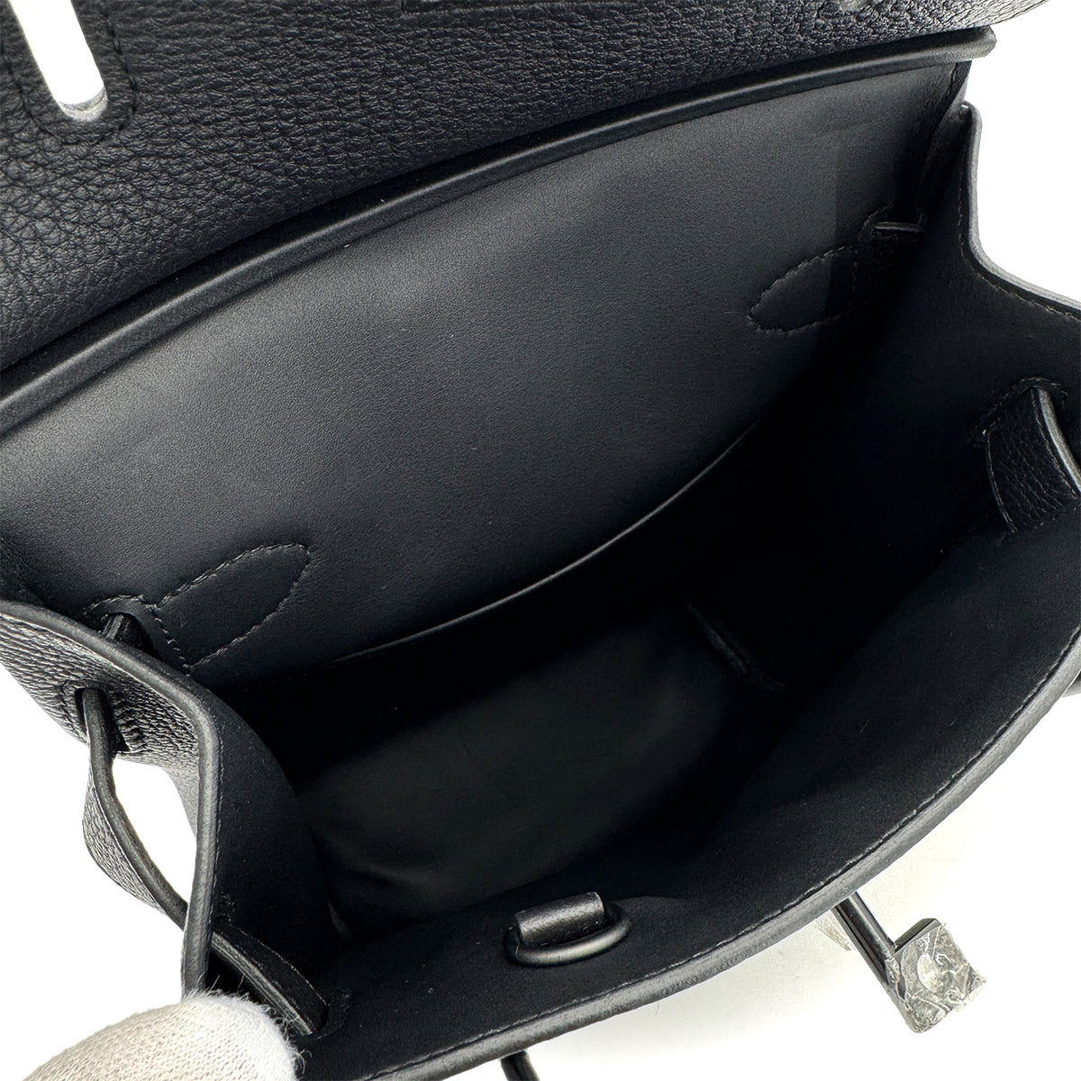 HERMES HAC A DOS PM SO BLACK TOGO SHOULDER BAG 2025 K STAMP BLACK HARDWARE 90317775