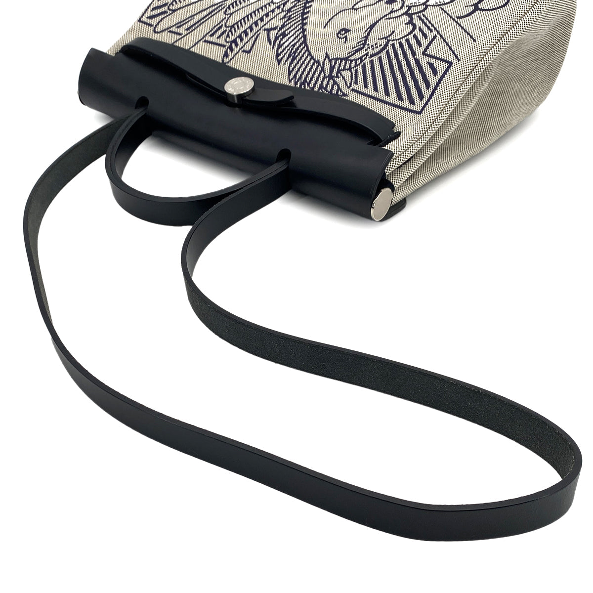 HERMES HER BAG ZIP 31 PM PEGASE POP BLUE INDIGO NOIR TOILE H VACHE HUNTER TOTE BAG 2020 Y STAMP 90315615