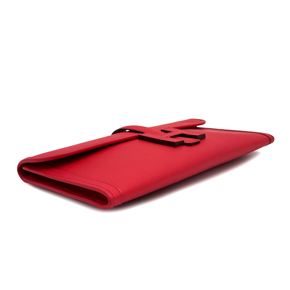 HERMES JIGE ELAN 29 BOUGAINVILLIER VEAU EPSOM CLUTCH BAG 2016 X STAMP 90312930