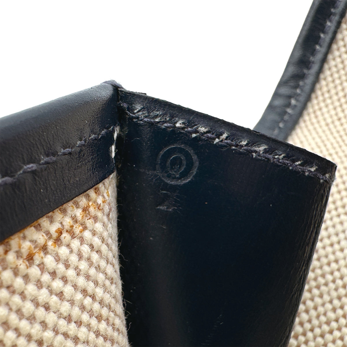 HERMÈS JIGE PM CLUTCH BAG BLUE INDGO BOX CALF TOILE H 1987 CIRCLE Q 90312691