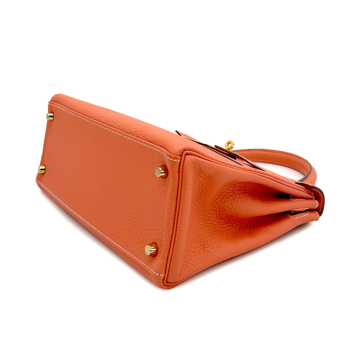 HERMES KELLY 28 RETOURNE FLAMINGO TOGO 2013 SQUARE Q GOLD HARDWARE 90312931
