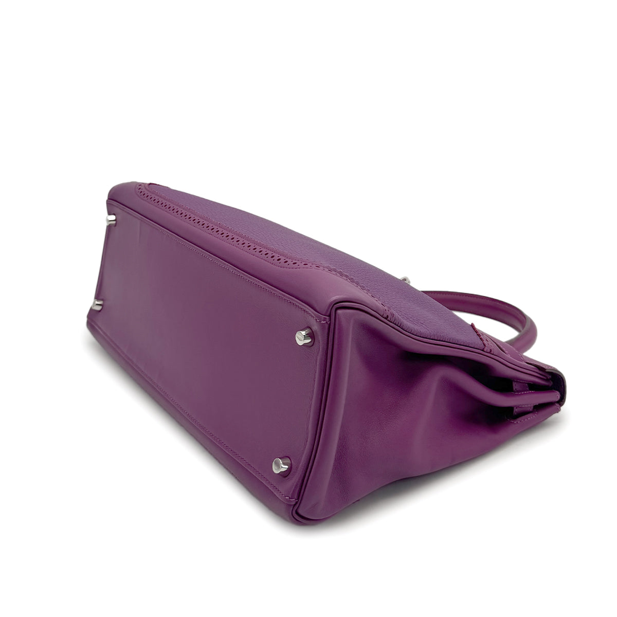 HERMES KELLY35 GHILLIES RETOURNE ANEMONE TOGO SWIFT HAND SHOULDER BAG 2014 R STAMP PALLADIUM HARDWARE 90325615