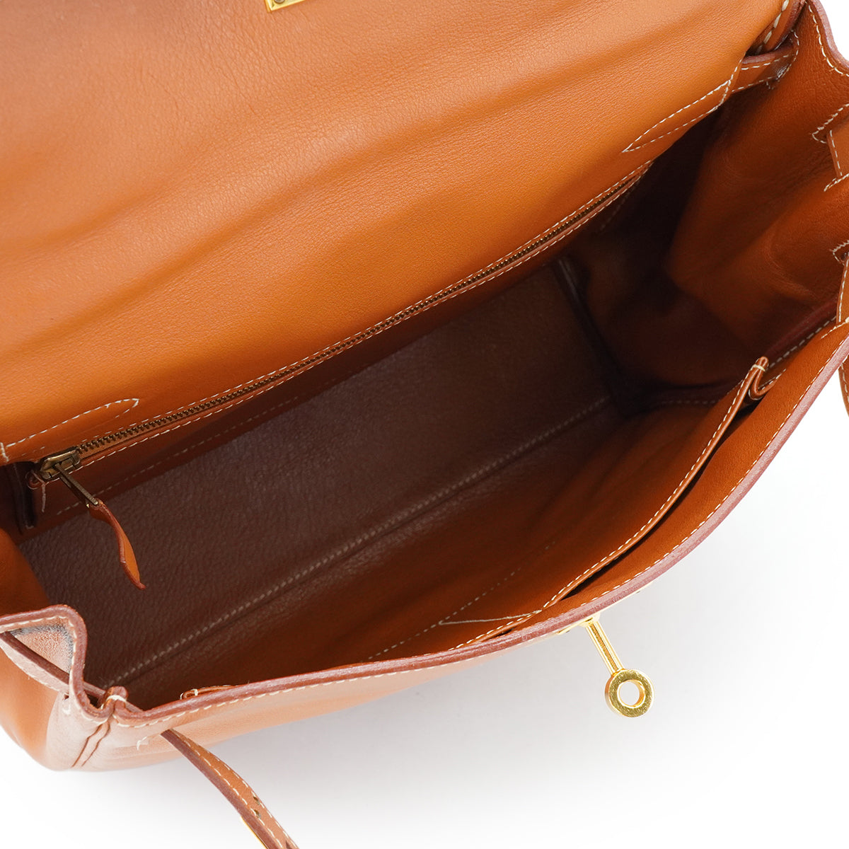 HERMES KELLY ADO GM GOLD VEAU GULLIVER BACKPACK 1999 SQUARE C GOLD HARDWARE 90334132