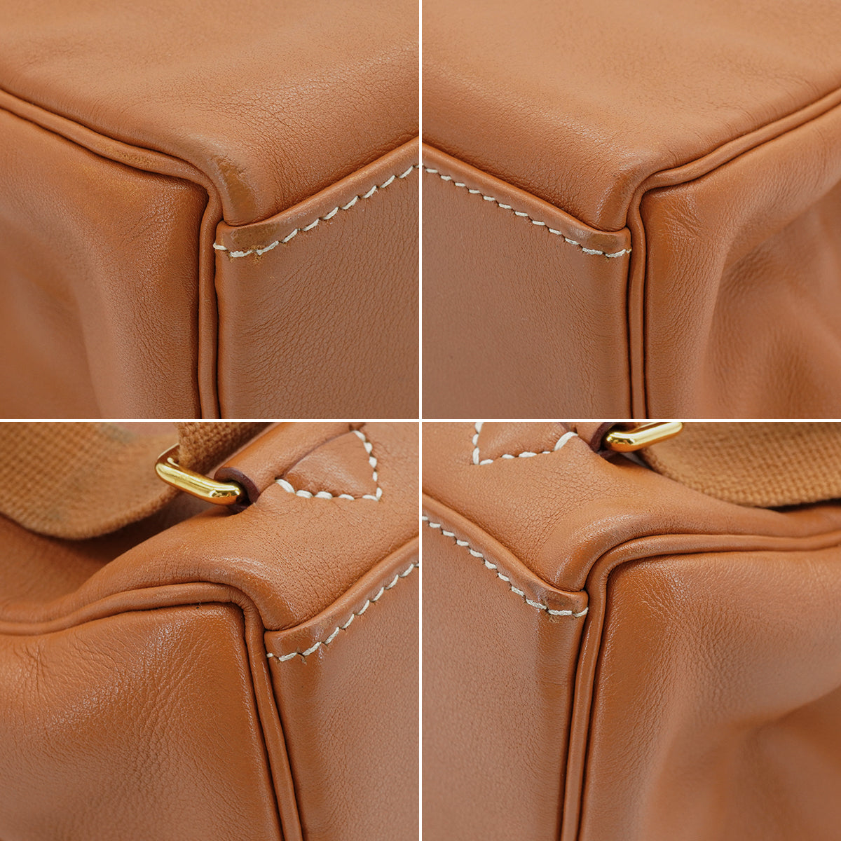 HERMES KELLY ADO GM GOLD VEAU GULLIVER BACKPACK 1999 SQUARE C GOLD HARDWARE 90334132