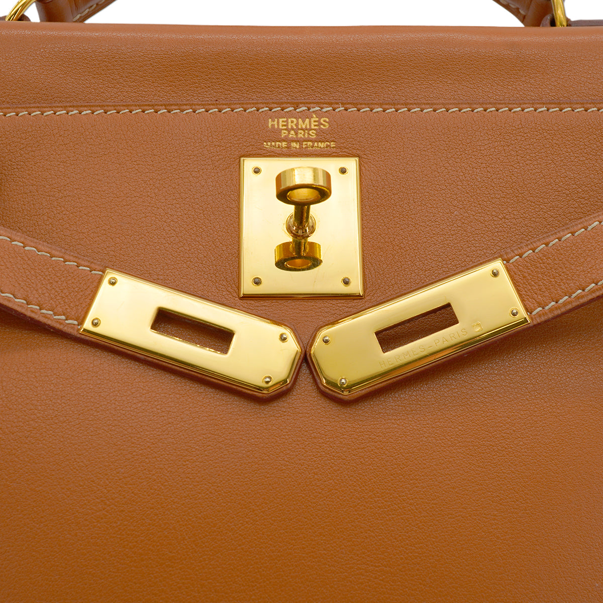 HERMES KELLY ADO GM GOLD VEAU GULLIVER BACKPACK 1999 SQUARE C GOLD HARDWARE 90334132