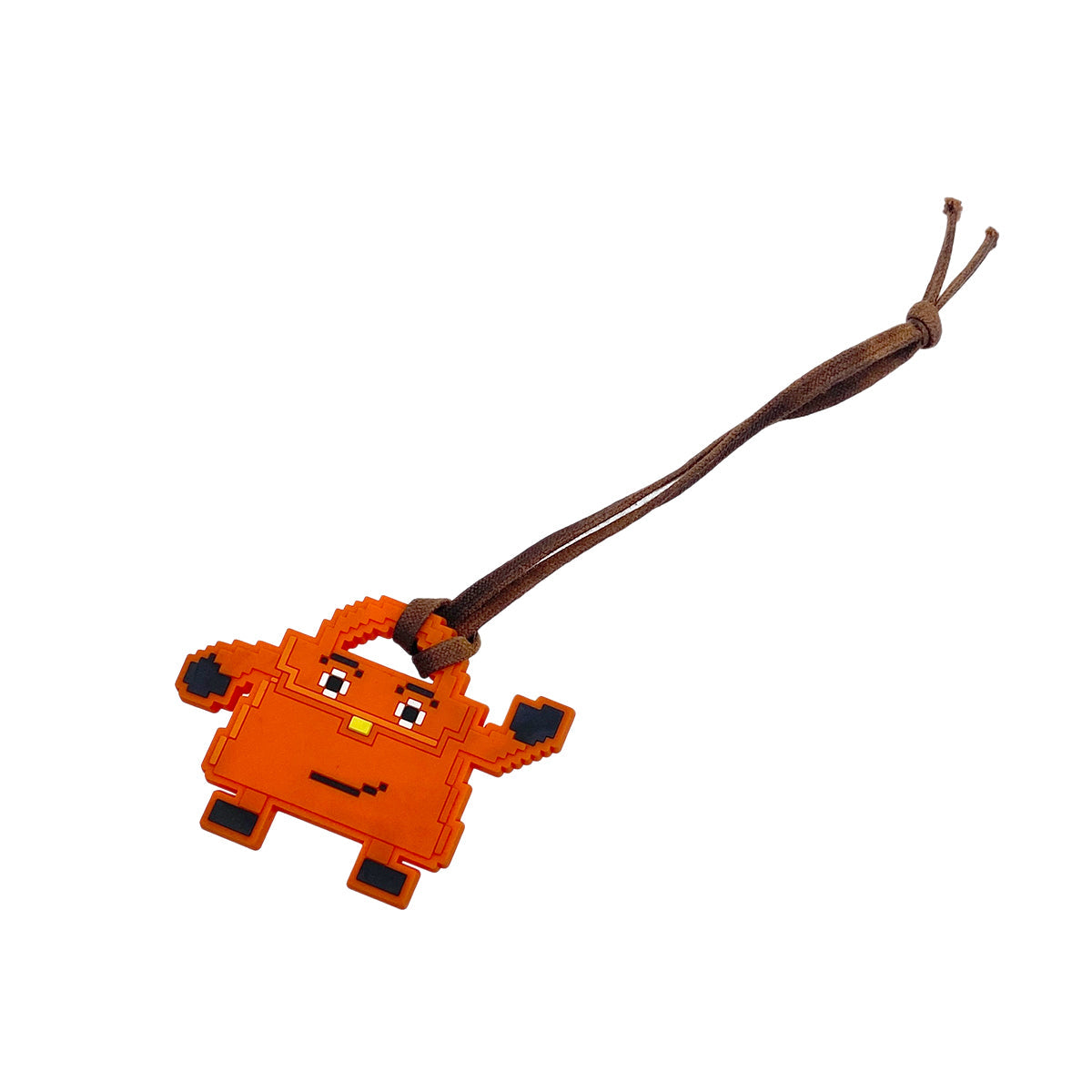 HERMES KELLY DOLL BAG CHARM ORANGE RUBBER 90312519