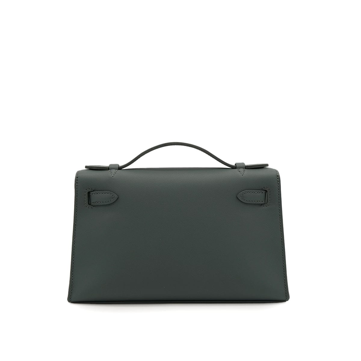 HERMES KELLY POCHETTE SELLIER VERT MANGROVE VEAU SWIFT HAND BAG 2025 K STAMP PERMABRASS GOLD HARDWARE 90321148