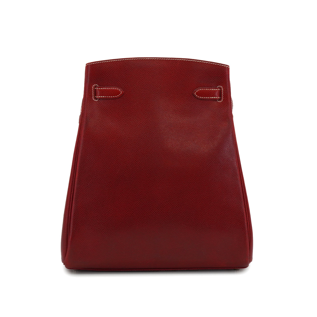 HERMES KELLY SPORTS MM ROUGE H LISSE SHOULDER BAG 2001 SQUARE E PALLADIUM HARDWARE 90339635