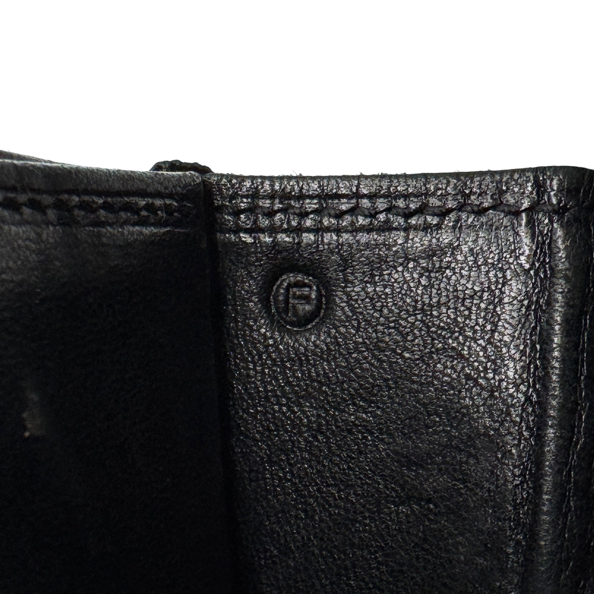 HERMES LYDIE BLACK DOBLIS CLUTCH SHOULDER BAG 1976 CIRCLE F GOLD HARDWARE 90325346